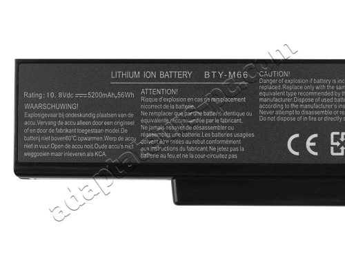 Batterie pour LG ED500-K.ADT3E1 ED500-K.ADT4E1 4800mAh