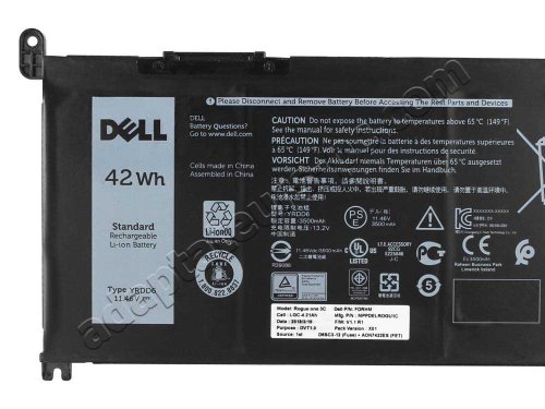 Original 42Wh Batterie Dell YRDD6