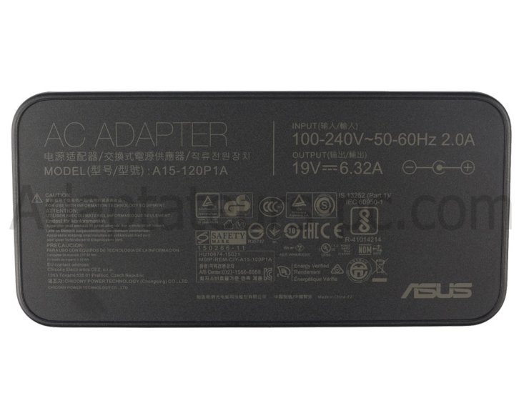 Adaptateur Chargeur Original Asus ROG GL753VE-GC016T 120W - Cliquez sur l'image pour la fermer