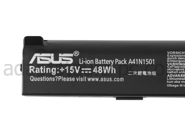 Batterie Original Asus VivoBook Pro N552VX-FY070T 48Wh - Cliquez sur l'image pour la fermer