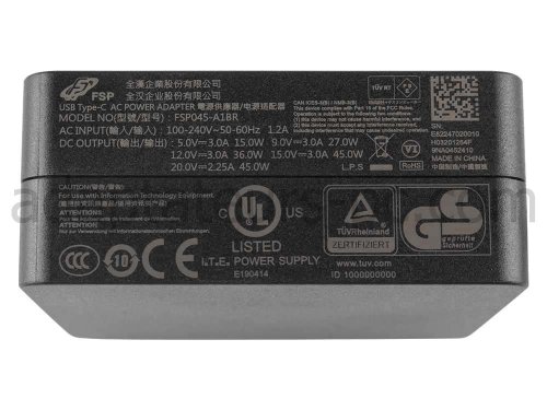 45W USB-C AC Adaptateur Chargeur HP EliteBook 745 G5 4LA14LT