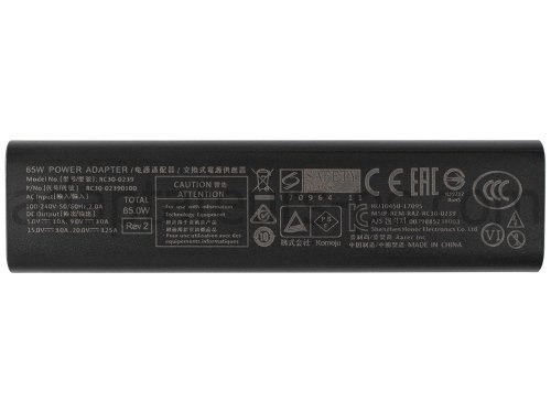 Original Razer 20V 3.25A 65W USB-C Chargeur AC Adaptateur