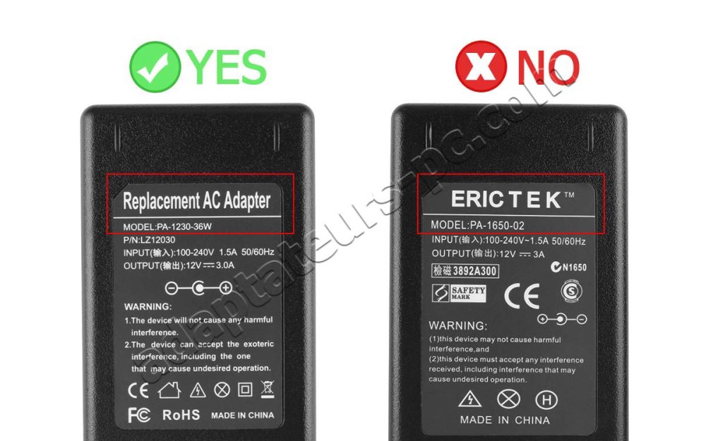 36W Fujitsu 34036144 AC Adaptateur Chargeur