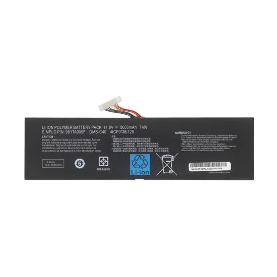 Batterie Razer GMS-C40 961TA005F 5000mAh 74Wh - Cliquez sur l'image pour la fermer