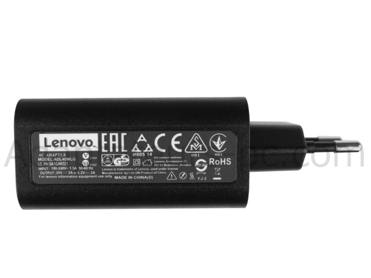 Adaptateur Chargeur Original Lenovo 5A10J40386 40W +Cable - Cliquez sur l'image pour la fermer