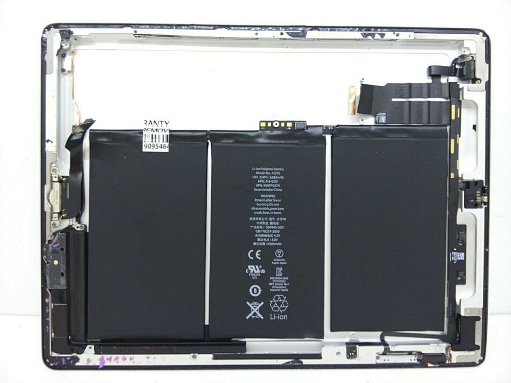 Batterie Apple 616-0576 616-0561 6500mAh 25Wh