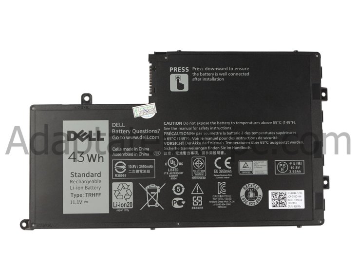 Original 43Wh Dell Inspiron 15 5547 Batterie - Cliquez sur l'image pour la fermer