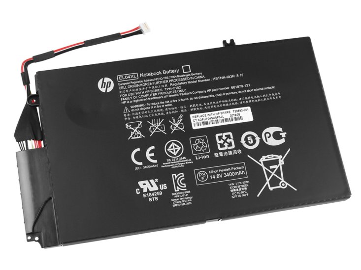 3400mAh Batterie Original Ultrabook pour HP Envy 4-1070sf - Cliquez sur l'image pour la fermer