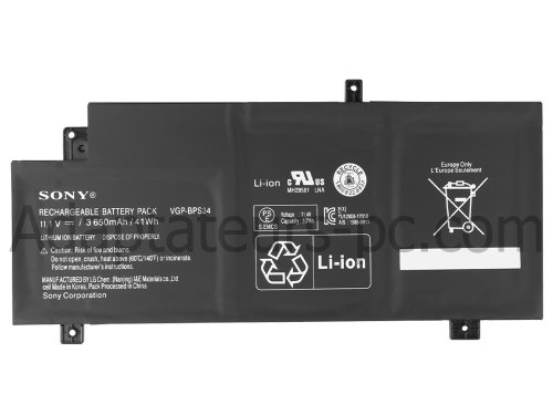 3650mAh Batterie pour Sony Vaio SVF15A1BCXS SVF15A1CCXB SVF15A1DPXB