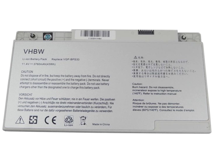 3760mAh Batterie Original pour Sony Vaio SVT141290X SVT1412ACXS - Cliquez sur l'image pour la fermer