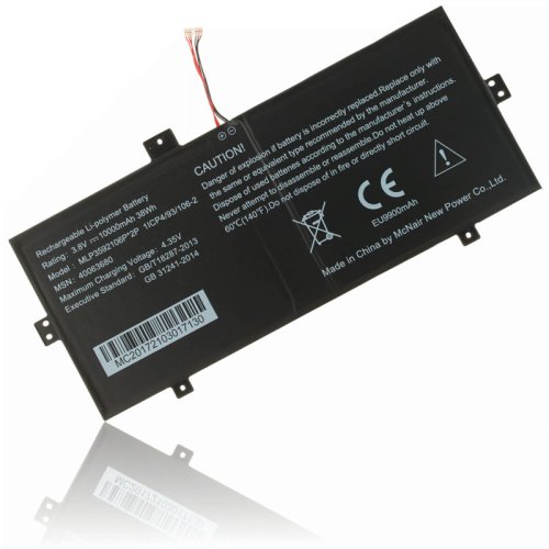 Batterie Medion Akoya E2215T 10000mAh 38Wh