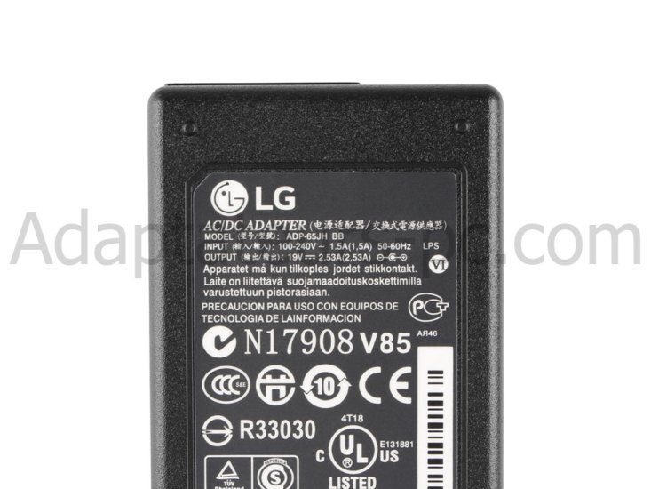AC Adaptateur Chargeur pour LG 29MT44D-PC 29MT44D-PR - Cliquez sur l'image pour la fermer