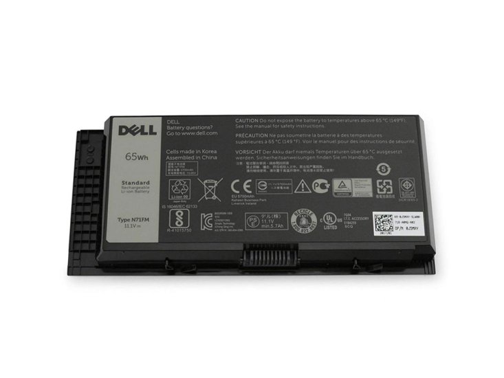 65Wh Original Batterie Dell 4HJXX WFDW7 - Cliquez sur l'image pour la fermer