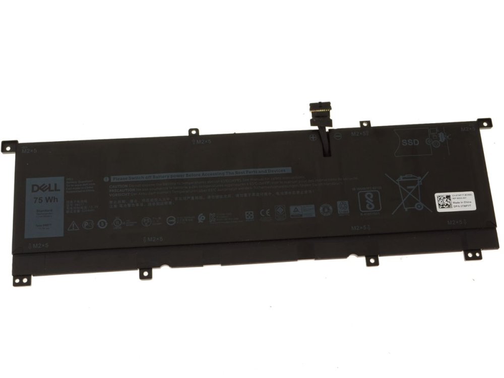 Original Batterie Dell XPS 15 9575 2-in-1 75Wh