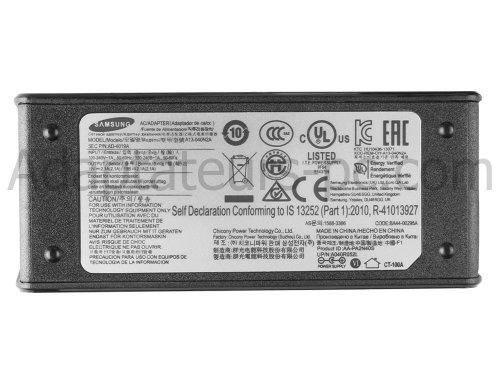 40W Original AC Adaptateur Chargeur pour Samsung 530u3b-a02 530u3b-a02fr