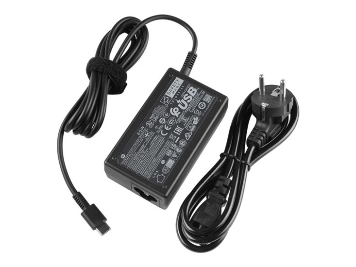 Original 65W USB-C HP Spectre x360 Convertible 14-ea0059nf 14-ea0907nz AC Adaptateur Chargeur - Cliquez sur l'image pour la fermer