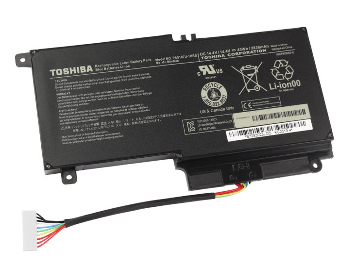 Batterie pour Toshiba Satellite P50-BBT2G22 P50-BST2GX1 P50T-BST2GX1 - Cliquez sur l'image pour la fermer