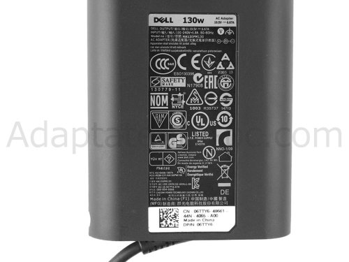 130W Original AC Adaptateur Chargeur pour Dell Latitude E6540 00101 00121
