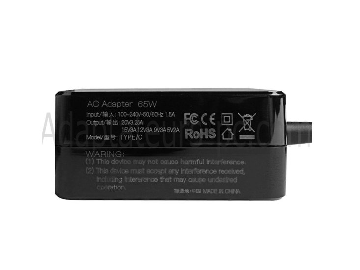 65W USB-C Asus ZenBook UX391UA-EG020R AC Adaptateur Chargeur - Cliquez sur l'image pour la fermer