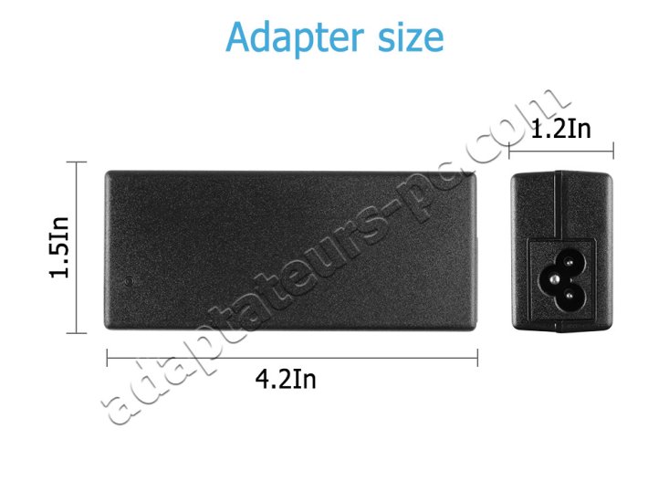Chargeur Original Acer Aspire TimelineX AS5820TG-438G64MN 65W - Cliquez sur l'image pour la fermer