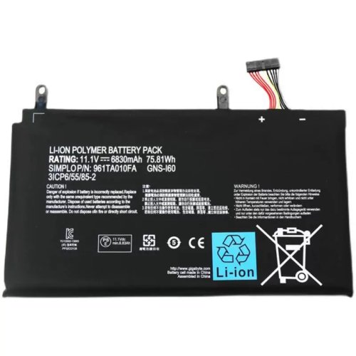 Original Batterie Gateway P37X V4 6830mAh 75.81Wh