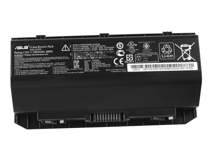 5900mAh Batterie Original pour Asus ROG G750JZ i7-4700 - Cliquez sur l'image pour la fermer