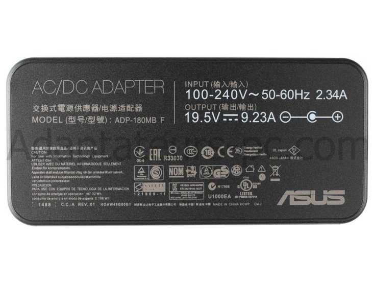 Adaptateur Chargeur Original Asus G502VS 180W + Cable - Cliquez sur l'image pour la fermer