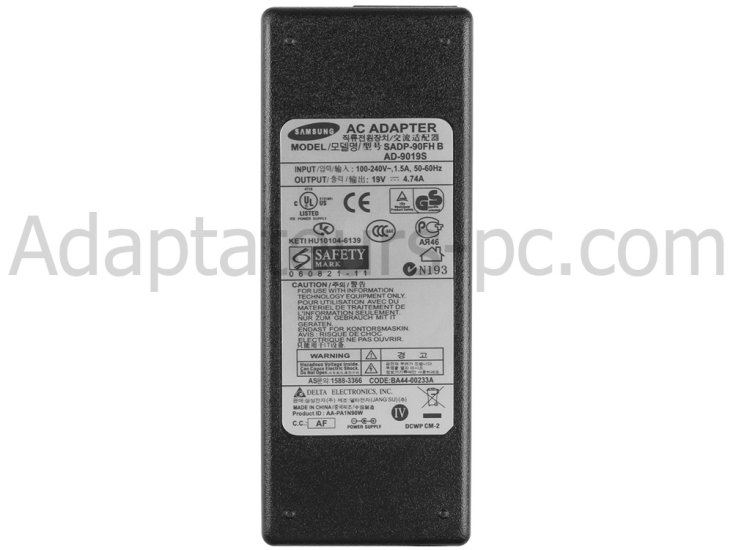 Adaptateur Chargeur Original Samsung X10 1300 90W +Cable - Cliquez sur l'image pour la fermer