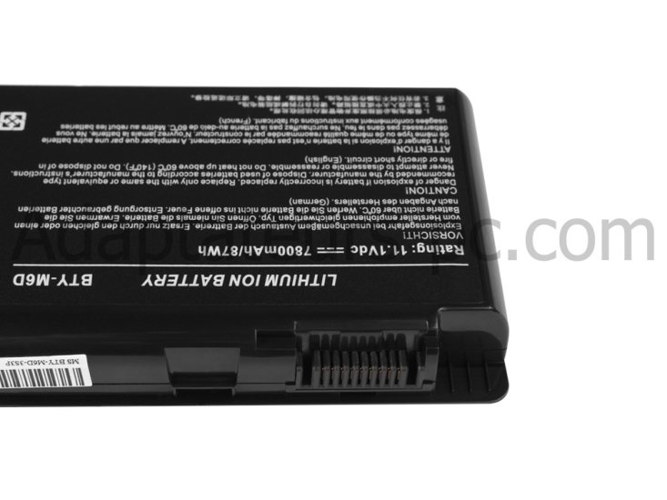 7800mAh Batterie pour MSI GT70 GT70-008 - Cliquez sur l'image pour la fermer