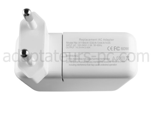 60W AC Adaptateur Chargeur Apple MagSafe MC461B/B + Cable