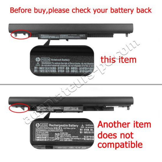 41Wh Batterie Original pour HP Notebook 15-af102np 15-af155na 15-af108nl - Cliquez sur l'image pour la fermer