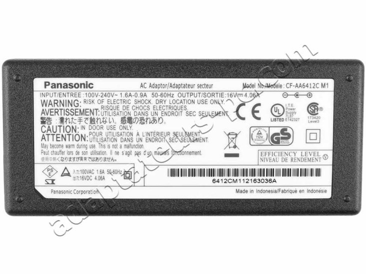 65W AC Adaptateur Chargeur pour Panasonic CF-SX3EDHTS CF-SX3EDRTS - Cliquez sur l'image pour la fermer