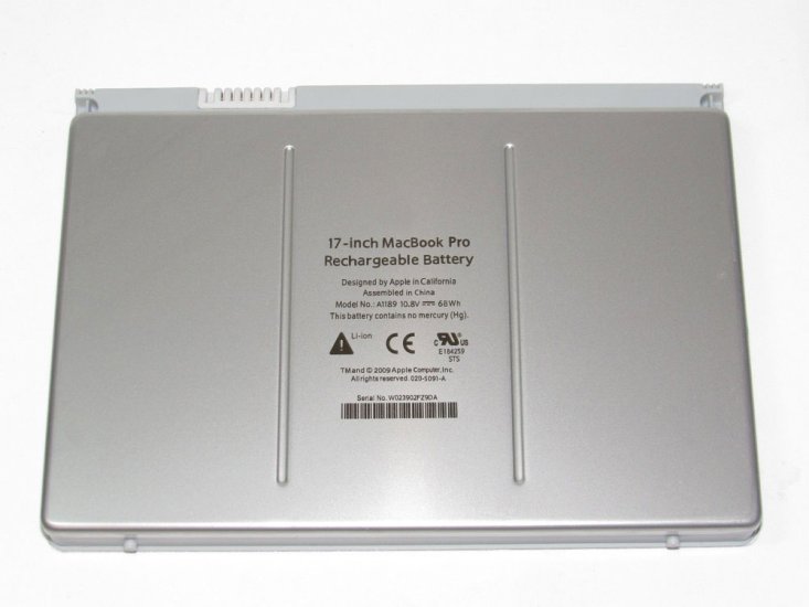68Wh Batterie Apple 661-4618 661-4231 661-3974 - Cliquez sur l'image pour la fermer