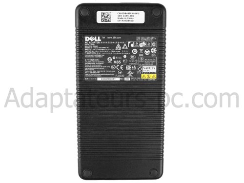 210W Original AC Adaptateur Chargeur pour Dell D846D DA210PE1-00