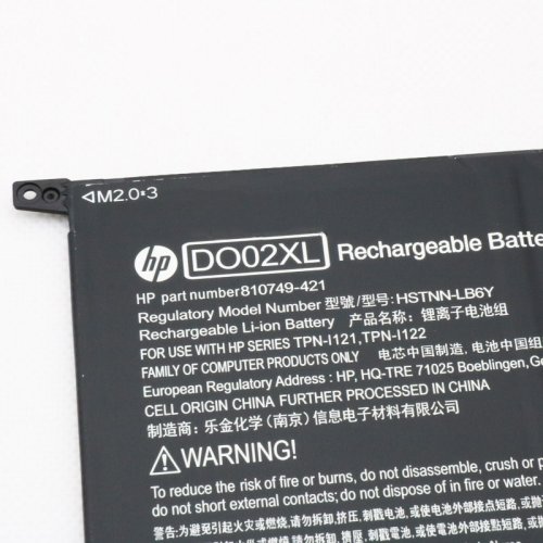 33Wh Batterie Original pour HP Pavilion x2 10-n081ng 10-n081no
