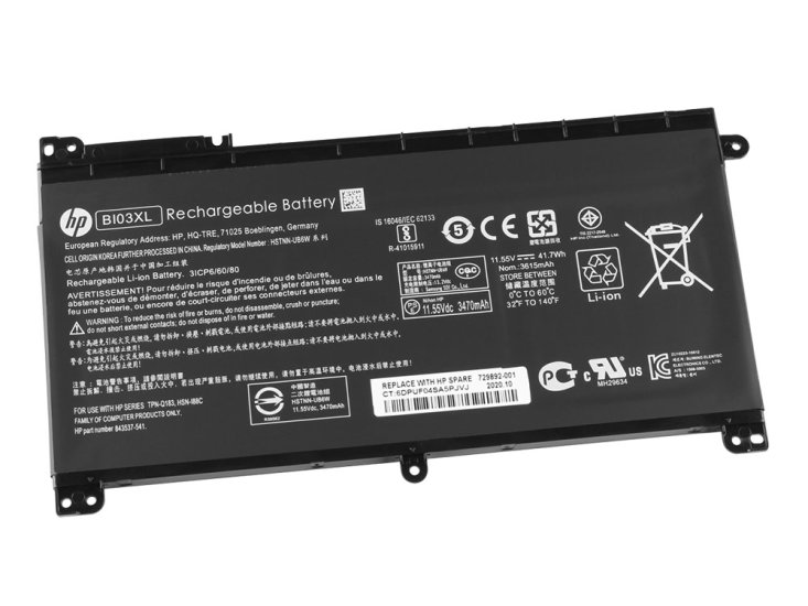 41.7Wh Original Batterie HP Pavilion x360 13-u154tu 13-u144tu - Cliquez sur l'image pour la fermer