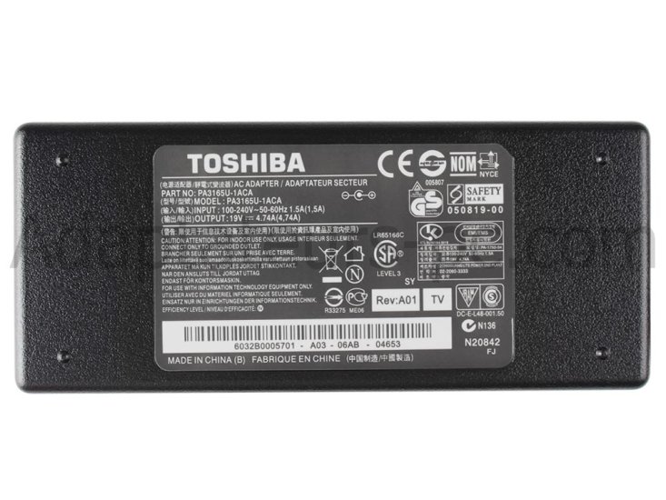 Original 90W Toshiba Satellite M800D Adaptateur Chargeur + Cable - Cliquez sur l'image pour la fermer