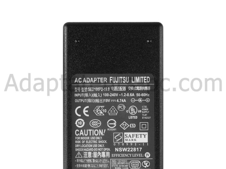 90W Original AC Adaptateur Chargeur pour Fujitsu lifebook AH564 E754 E744 - Cliquez sur l'image pour la fermer