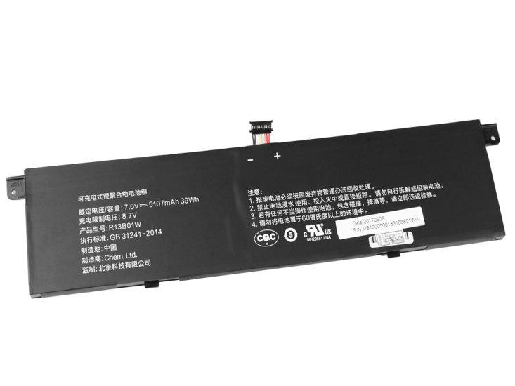 Original Batterie Xiaomi 161301-01 161301-07 5107mAh 39Wh - Cliquez sur l'image pour la fermer