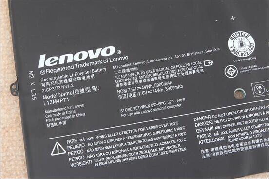 2340mAh Batterie pour Lenovo Edge 15 - Cliquez sur l'image pour la fermer