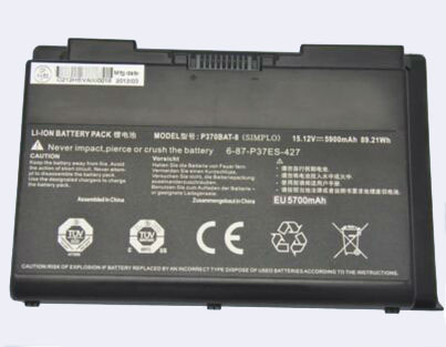 82Wh Batterie pour Clevo P770ZM - Cliquez sur l'image pour la fermer