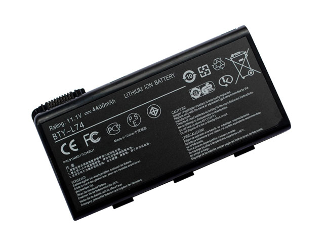 4400mAh Batterie pour MSI A6203-098FR A6203-217FR - Cliquez sur l'image pour la fermer