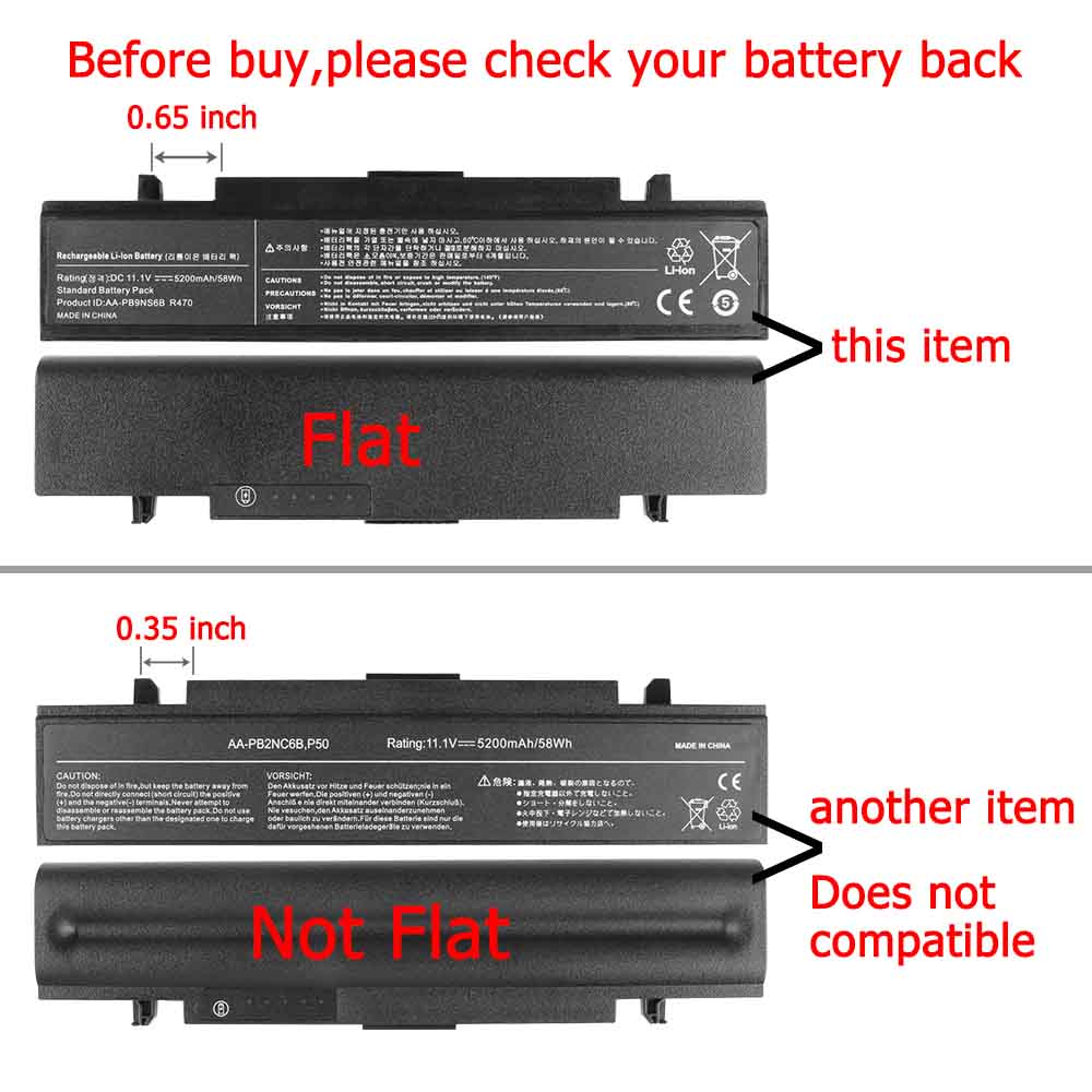 4400mAh Batterie pour Samsung 310E5C-U03 355E4C 355E4C-S05 355E4C-S06