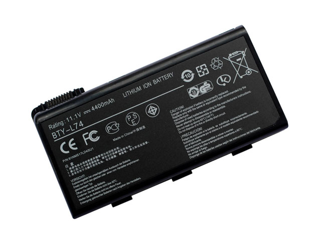 7800mAh Batterie pour MSI CX700-023CA CX700-026 CX700-027US CX700-053US - Cliquez sur l'image pour la fermer