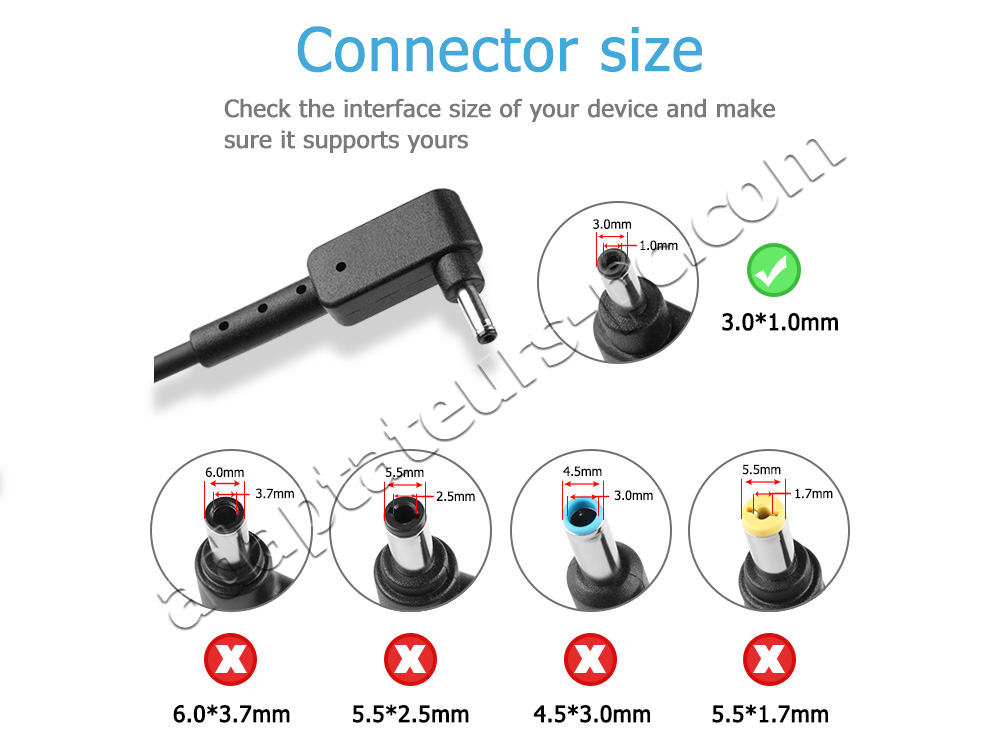 Original 45W Acer Swift 1 SF114-32-P95S AC Adaptateur Chargeur