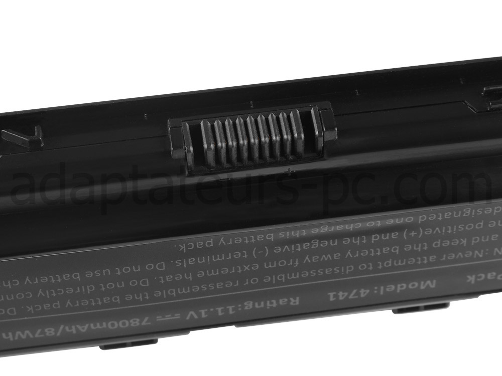 7800mAh Batterie pour Packard Bell EasyNote TE11HC-B828G75Mnks