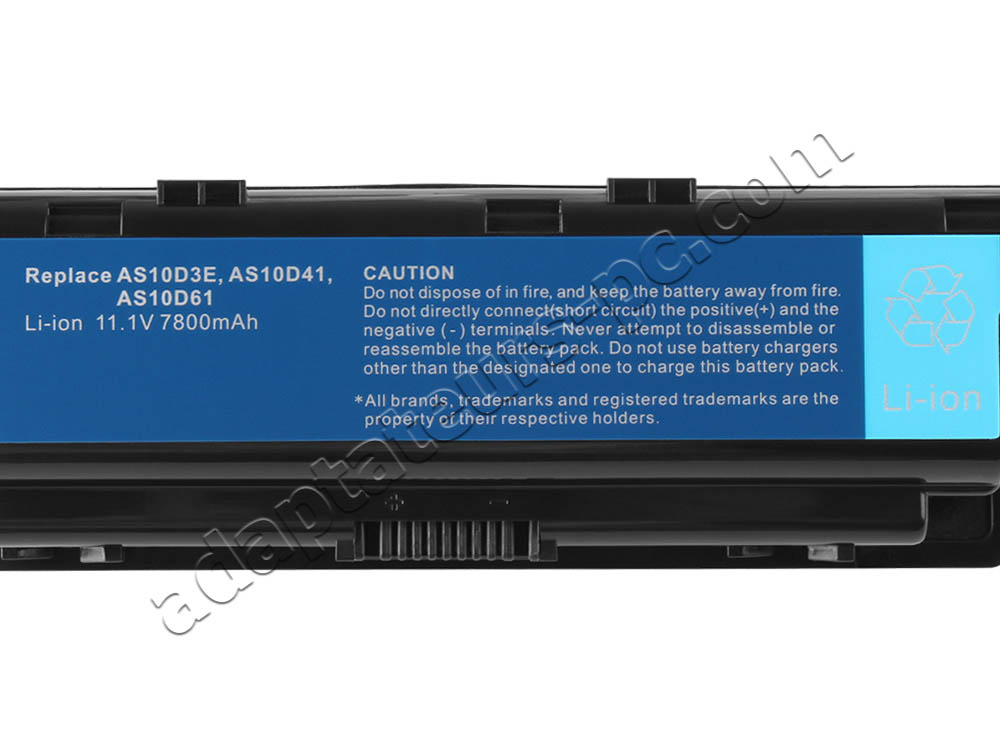7800mAh / 9Cellules Batterie pour Gateway NS51