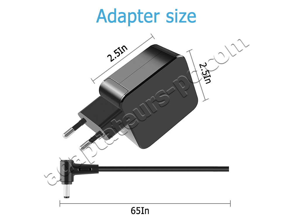 45W Original AC Adaptateur Chargeur pour Asus ZenBook UX306UA-FB126T