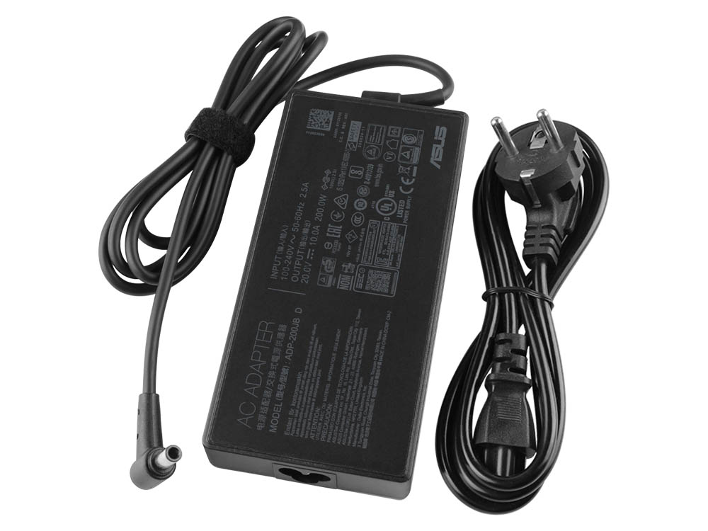 Original 200W Mince Chargeur Asus ADP-200JB D ADP-200JB DA(6.0mm*3.7mm) AC Adaptateur + Cable