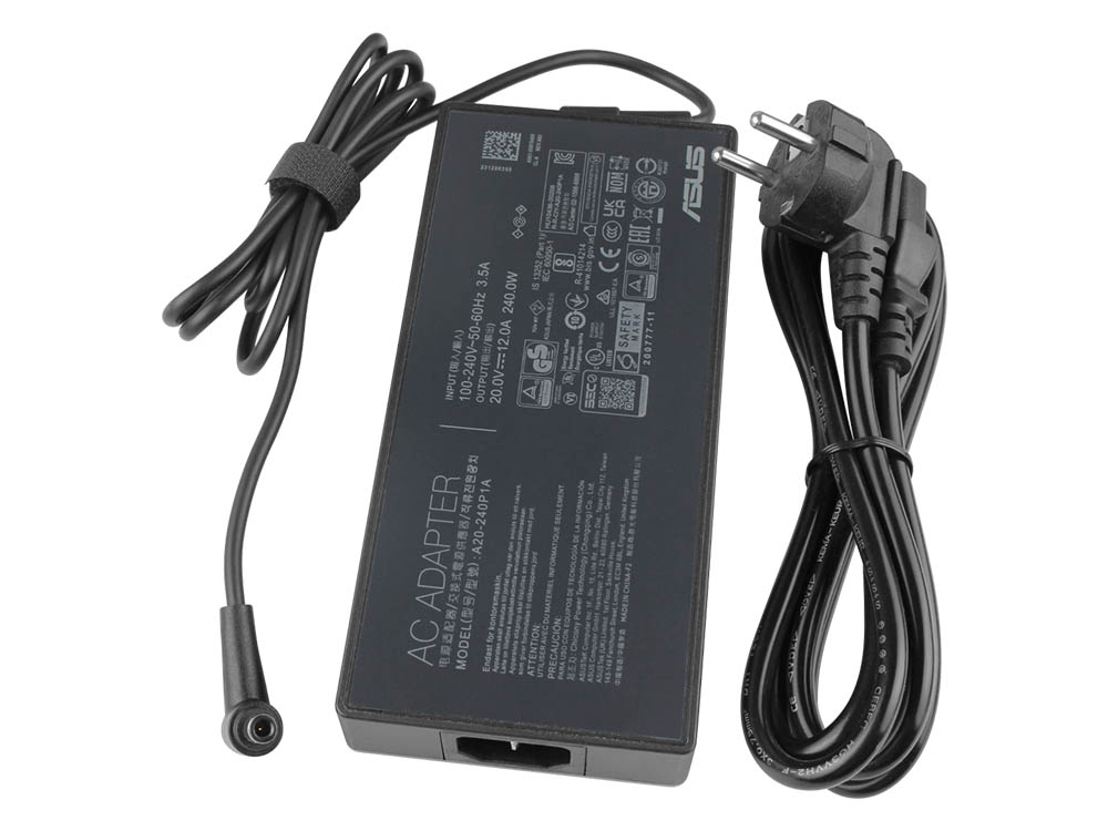 Original 240W Mince Chargeur Asus ROG Zephyrus G16 (2023) GU603ZI AC Adaptateur + Cable